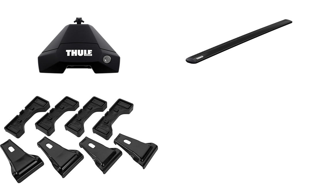  Tagbøjler, Thule WingBar EVO Sort