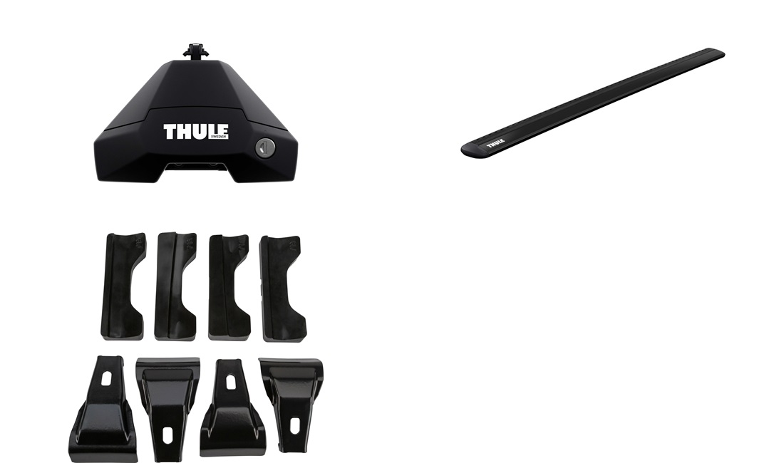  Tagbøjler, Thule WingBar EVO Sort