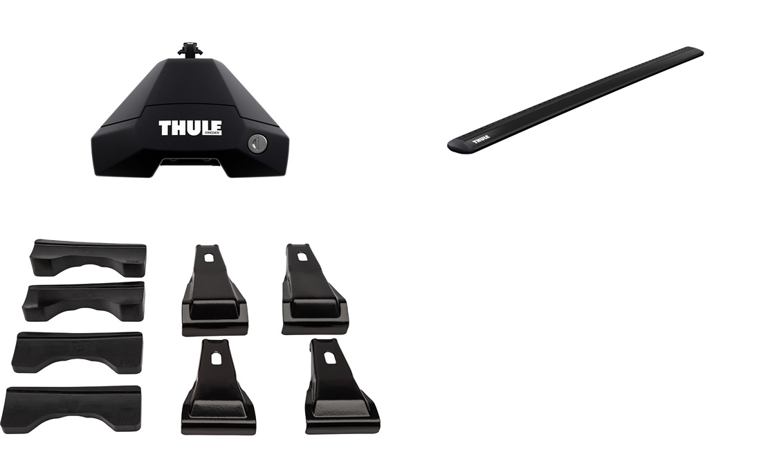  Tagbøjler, Thule WingBar EVO Sort