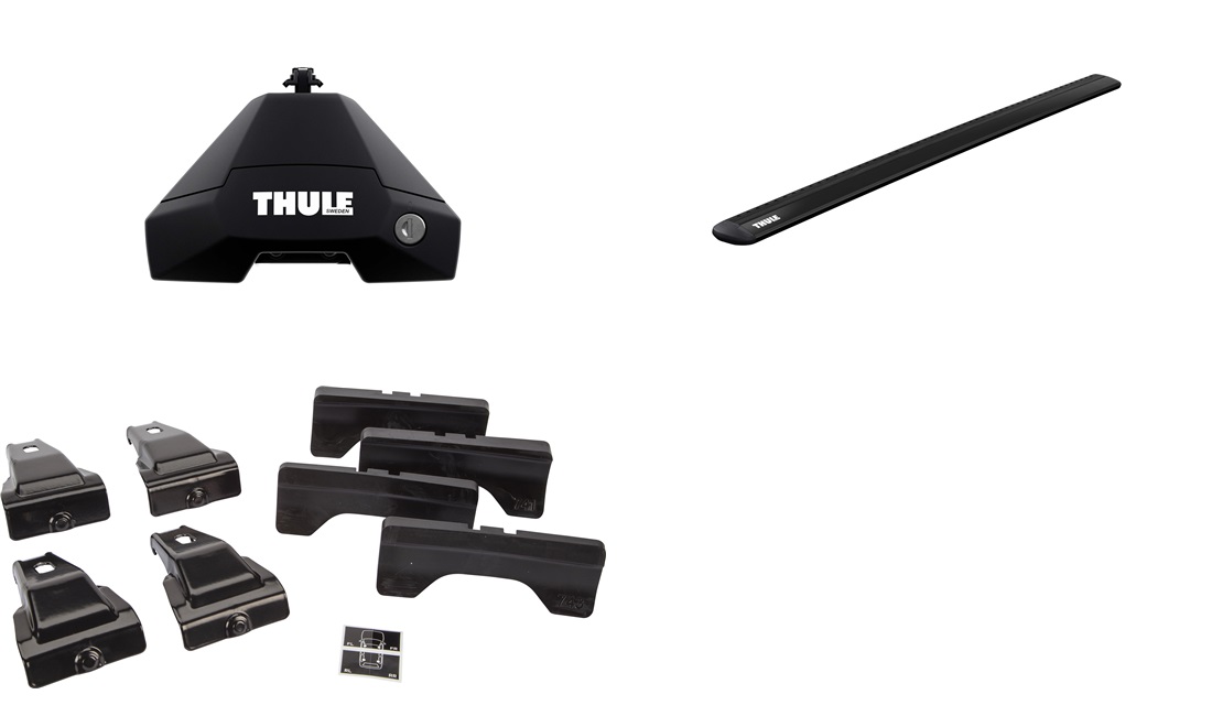  Takstänger, Thule WingBar EVO Sort