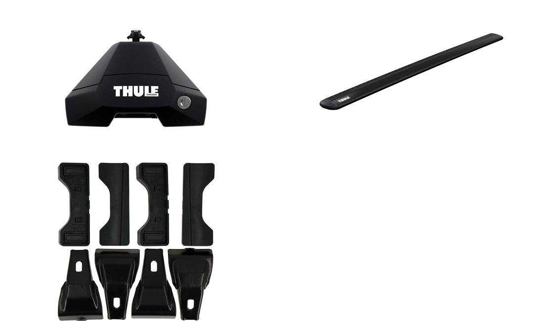  Tagbøjler, Thule WingBar EVO Sort