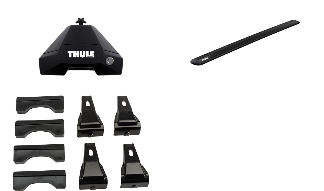  Tagbøjler, Thule WingBar EVO Sort