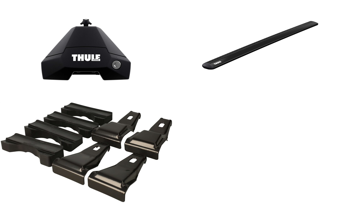  Tagbøjler, Thule WingBar EVO Sort