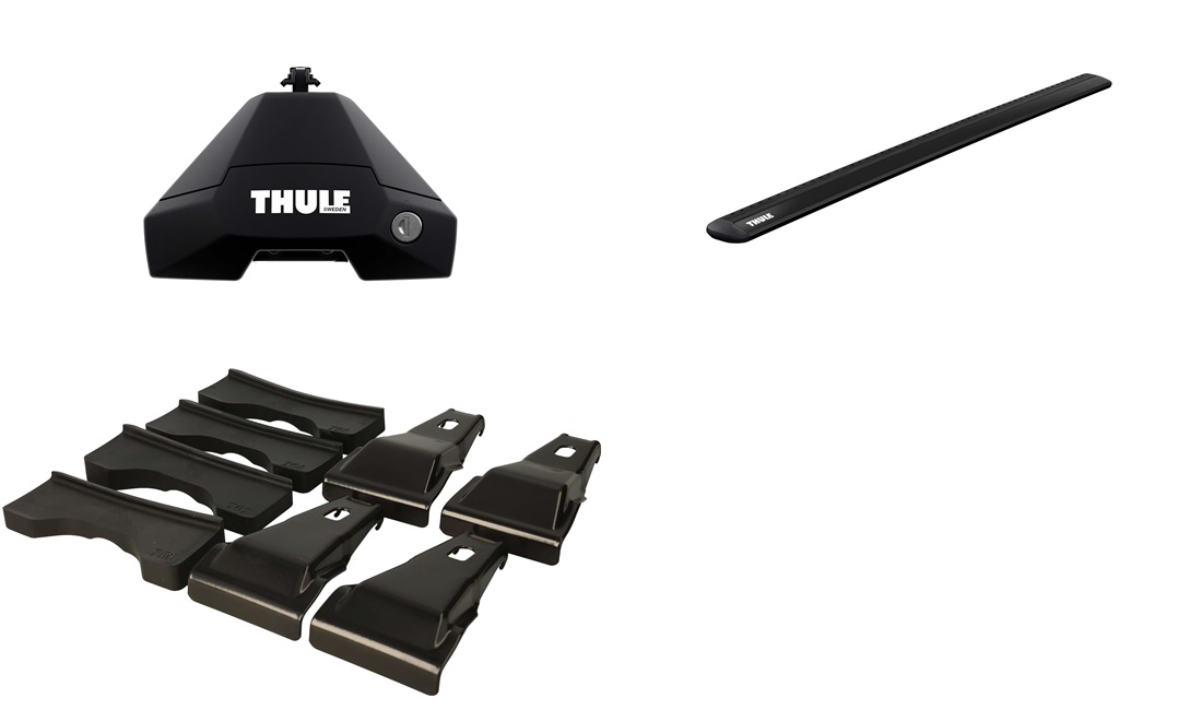  Tagbøjler, Thule WingBar EVO Sort