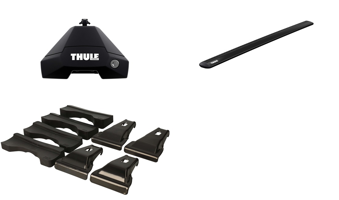  Tagbøjler, Thule WingBar EVO Sort