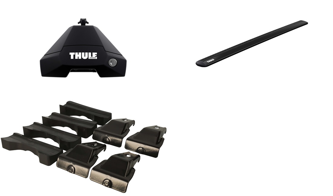  Tagbøjler, Thule WingBar EVO Sort