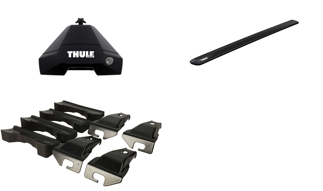  Tagbøjler, Thule WingBar EVO Sort