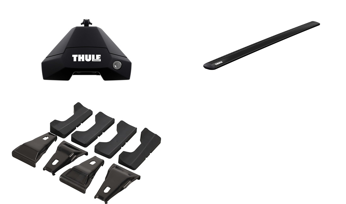  Tagbøjler, Thule WingBar EVO Sort