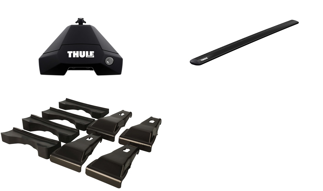  Tagbøjler, Thule WingBar EVO Sort