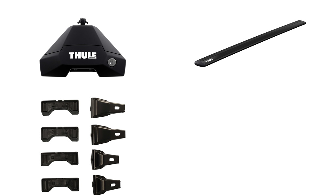  Tagbøjler, Thule WingBar EVO Sort