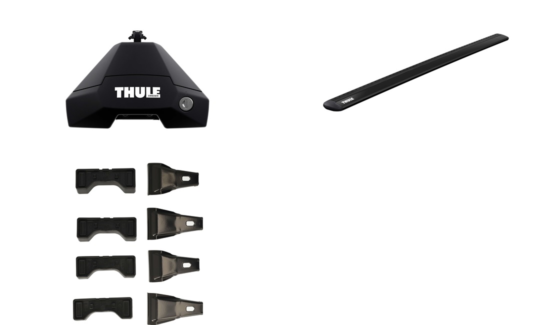  Tagbøjler, Thule WingBar EVO Sort