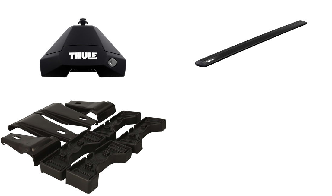  Takstänger, Thule WingBar EVO Sort