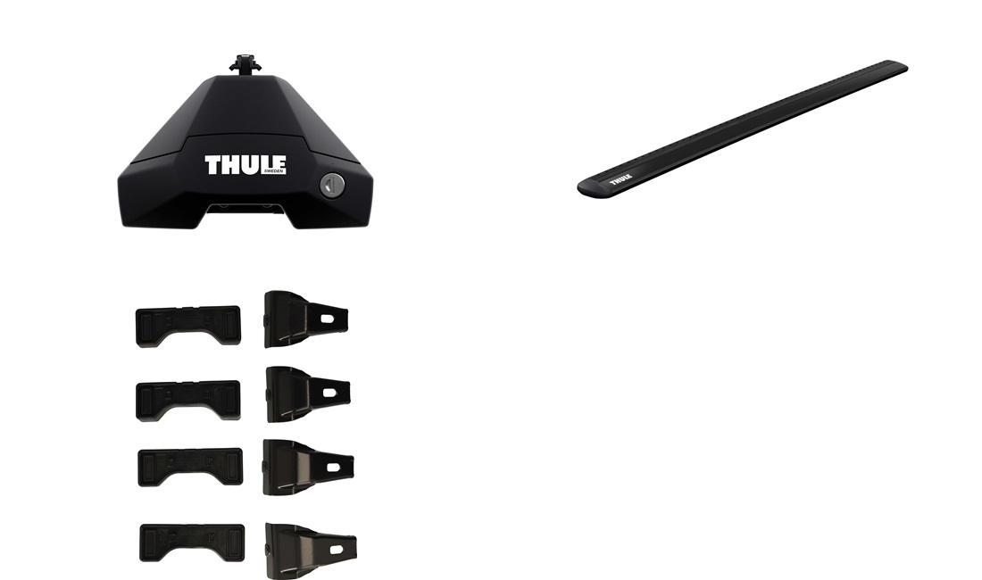  Tagbøjler, Thule WingBar EVO Sort