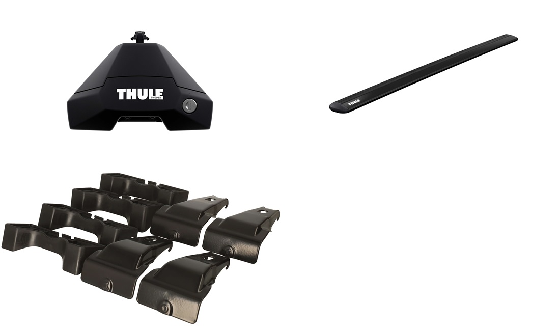  Takstänger, Thule WingBar EVO Sort