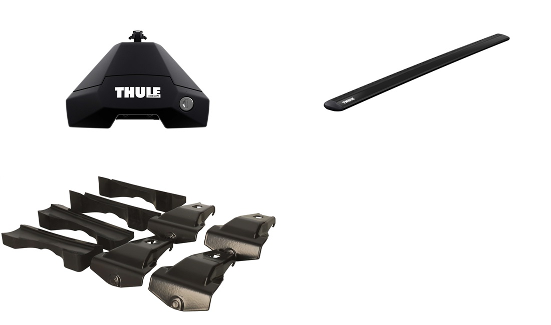  Tagbøjler, Thule WingBar EVO Sort