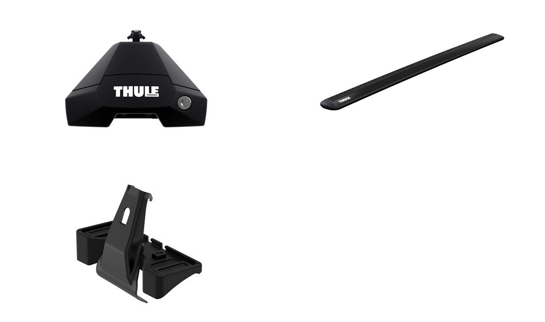  Takstänger, Thule WingBar EVO Sort