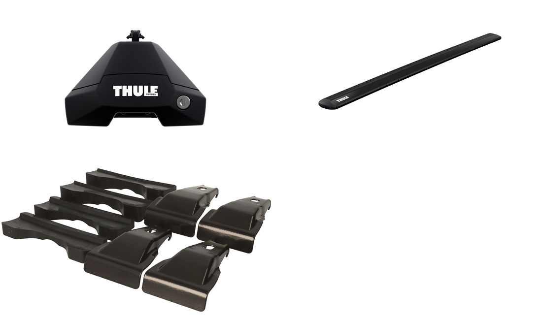  Tagbøjler, Thule WingBar EVO Sort