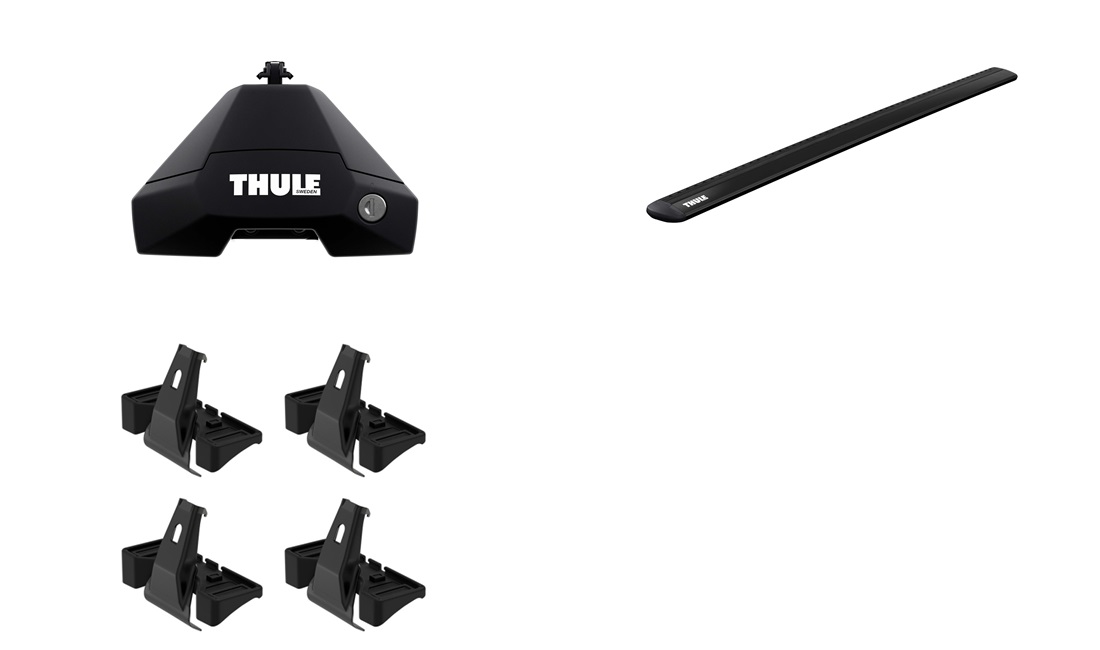  Takstänger, Thule WingBar EVO Sort