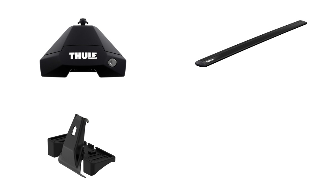  Takstänger, Thule WingBar EVO Sort