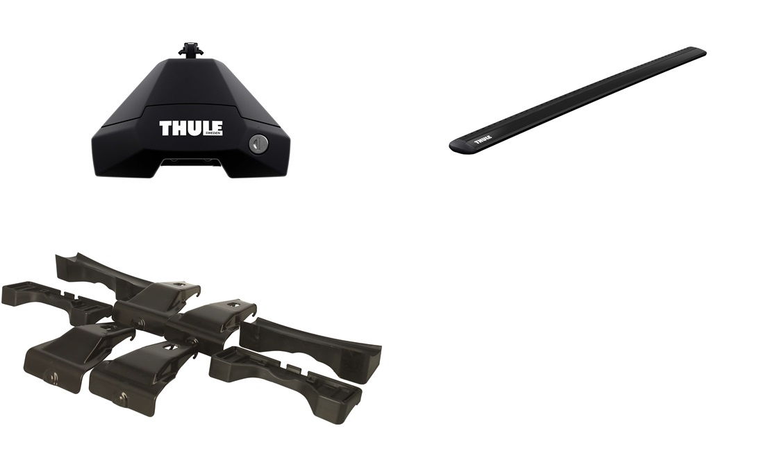  Tagbøjler, Thule WingBar EVO Sort