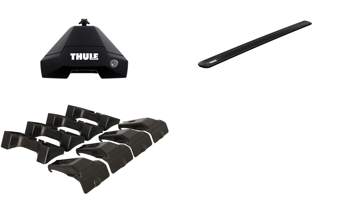  Tagbøjler, Thule WingBar EVO Sort