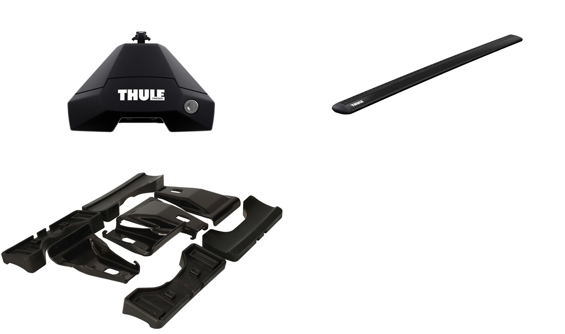  Tagbøjler, Thule WingBar EVO Sort