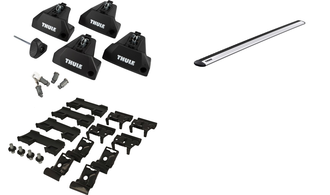  Takstativ, Thule WingBar EVO Grå