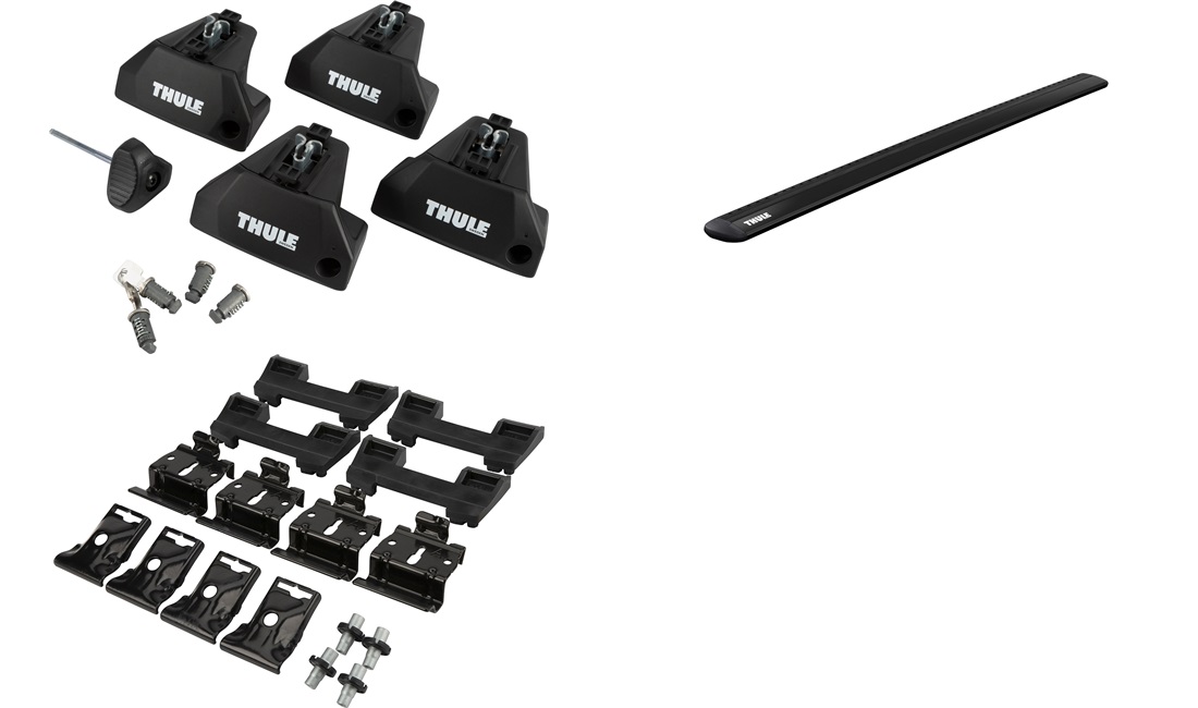  Takstativ, Thule WingBar EVO Sort
