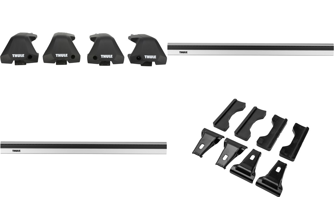  Tagbøjler, Thule WingBar Edge Grå
