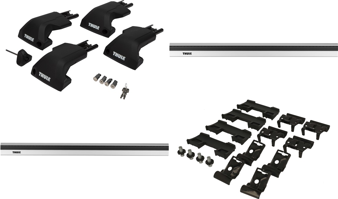  Takräcken, Thule WingBar Edge Grå