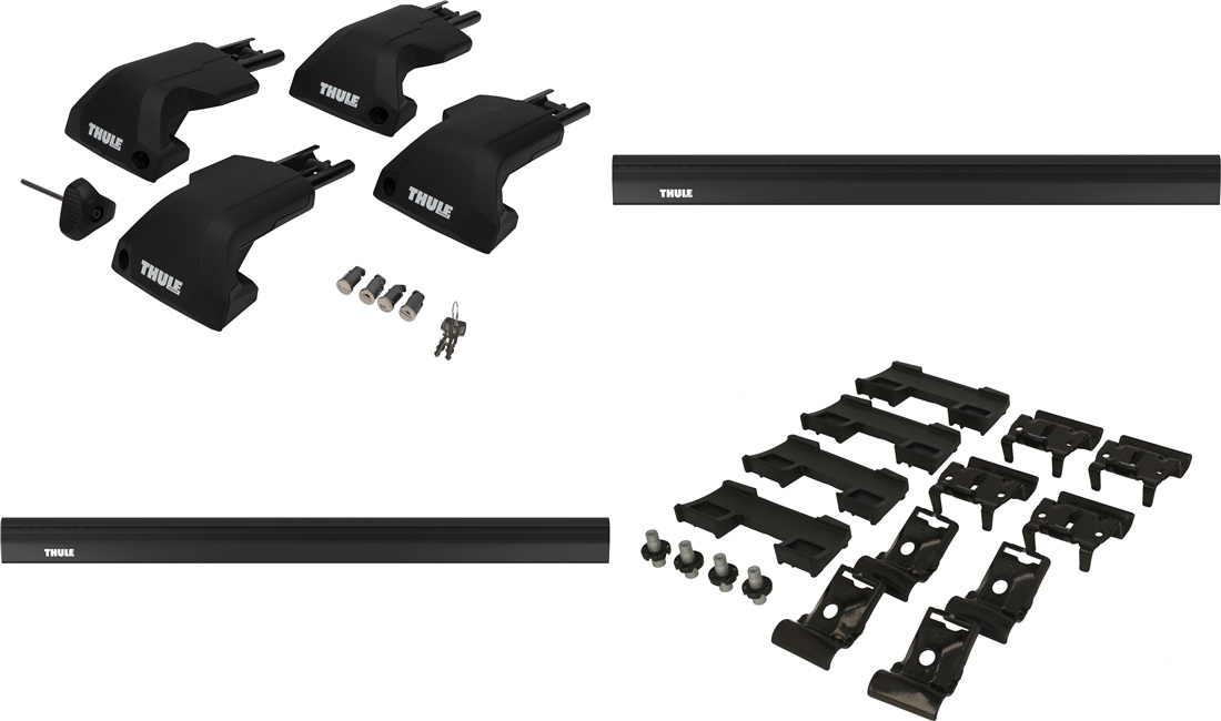  Takräcken, Thule WingBar Edge Svart