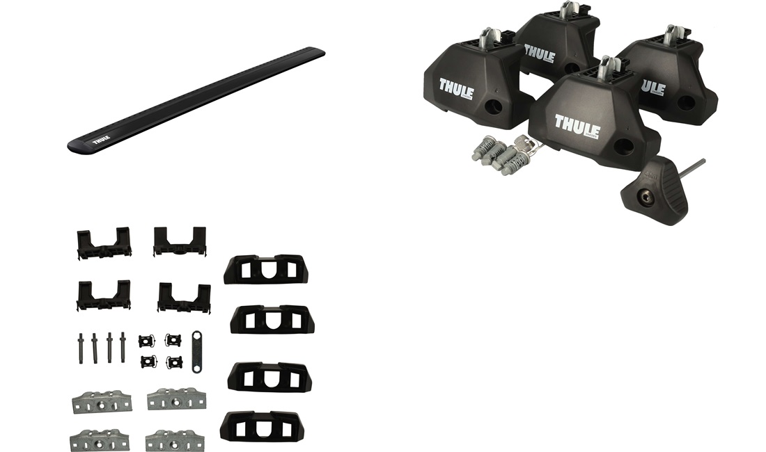  Tagbøjler, Thule WingBar EVO Sort