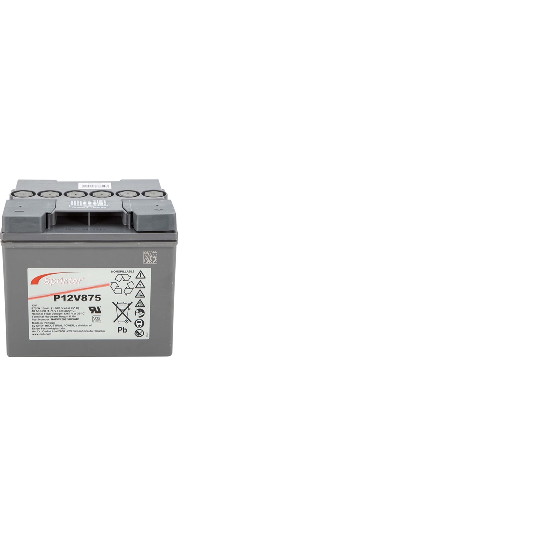 Exide Batteripack 2X40Ah Sprinter AGM, Mokka
