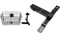 Bagagekurv KRAFTIG inkl. beslag, Mokka