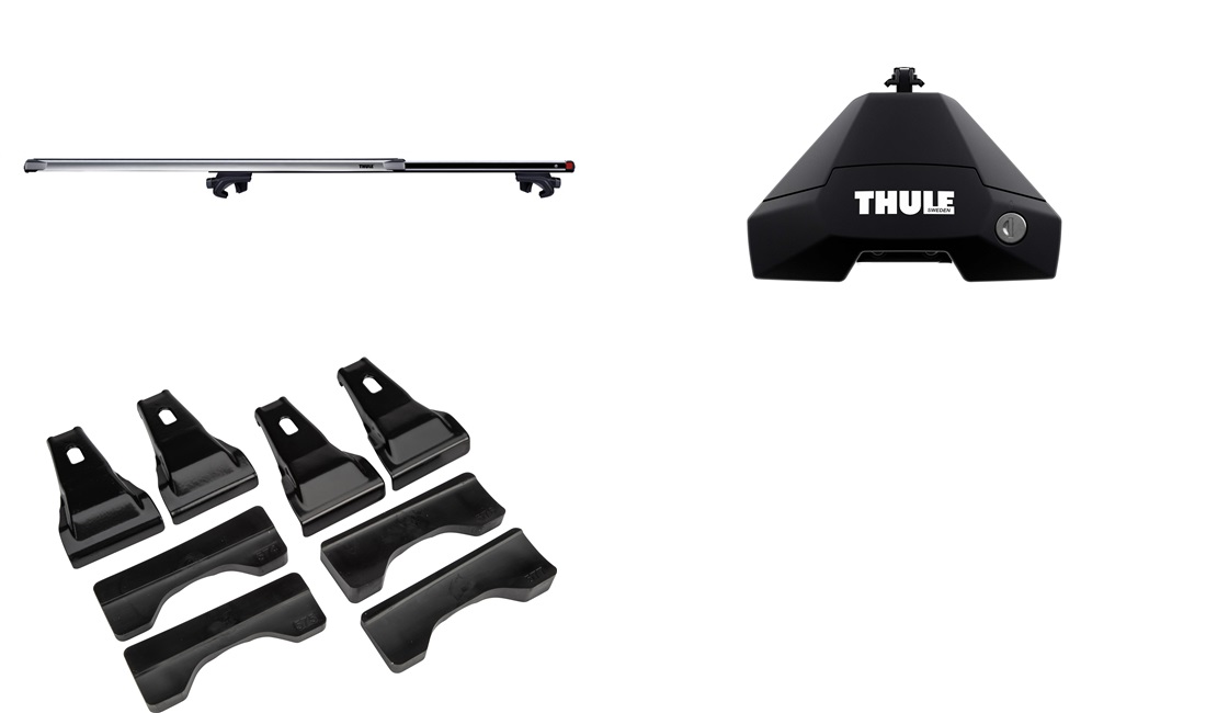  Takstänger, Thule SlideBar EVO Grå